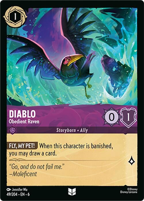 Diablo - Obedient Raven (49/204) (Azurite Sea)
