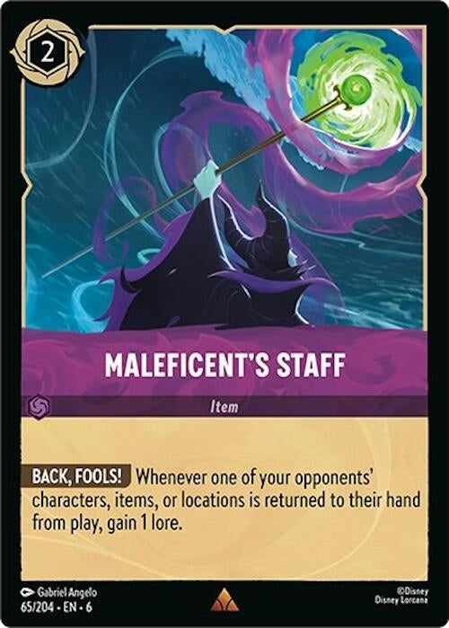 Maleficent's Staff (65/204) (Azurite Sea)