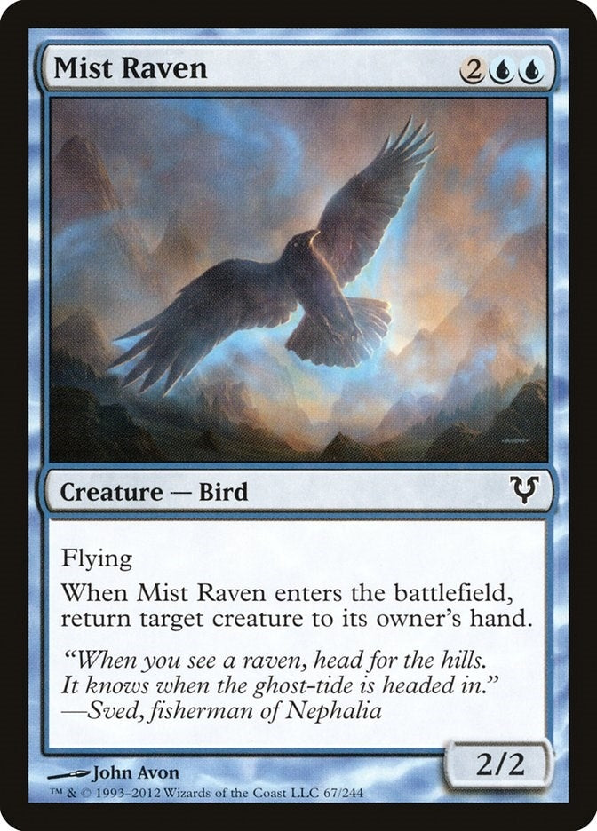 Image for Mist Raven (67) (Avacyn Restored) - Magic: The Gathering