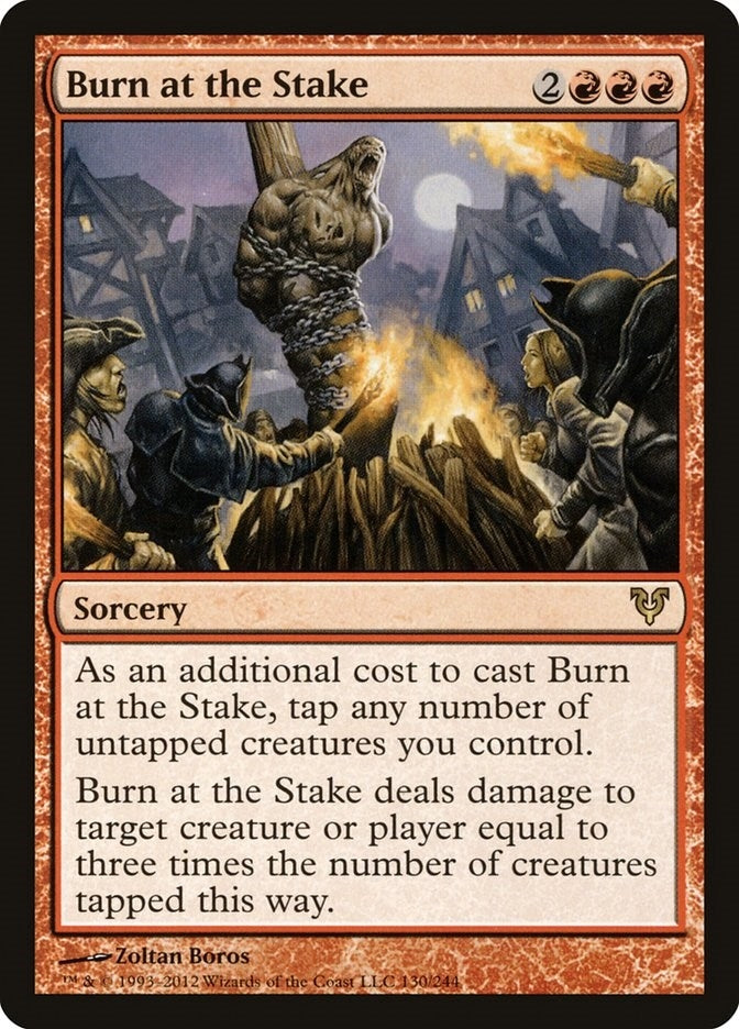 Image for Burn at the Stake (130) (Avacyn Restored) - Magic: The Gathering