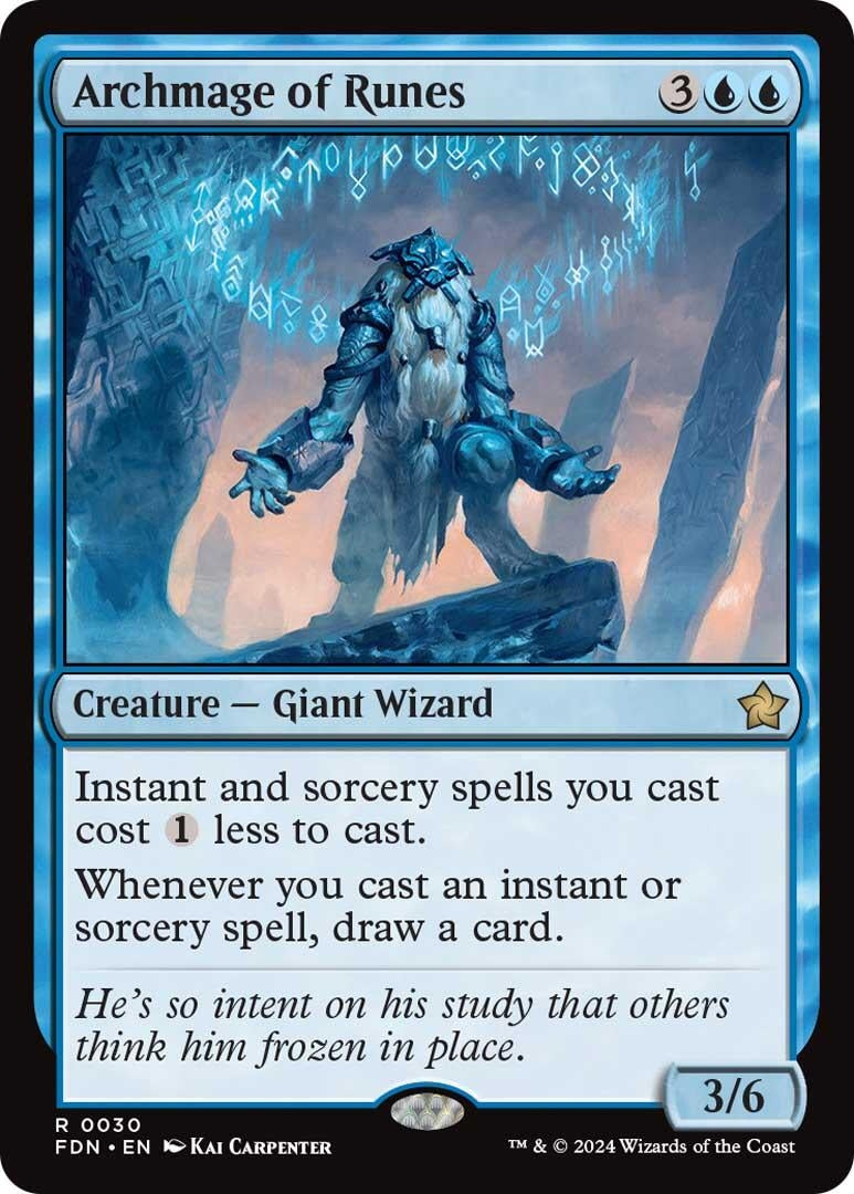 Archmage of Runes (30) (Foundations) (FDN)