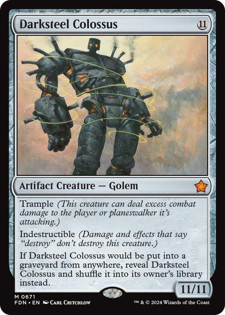 Darksteel Colossus (671) (Foundations) (FDN)