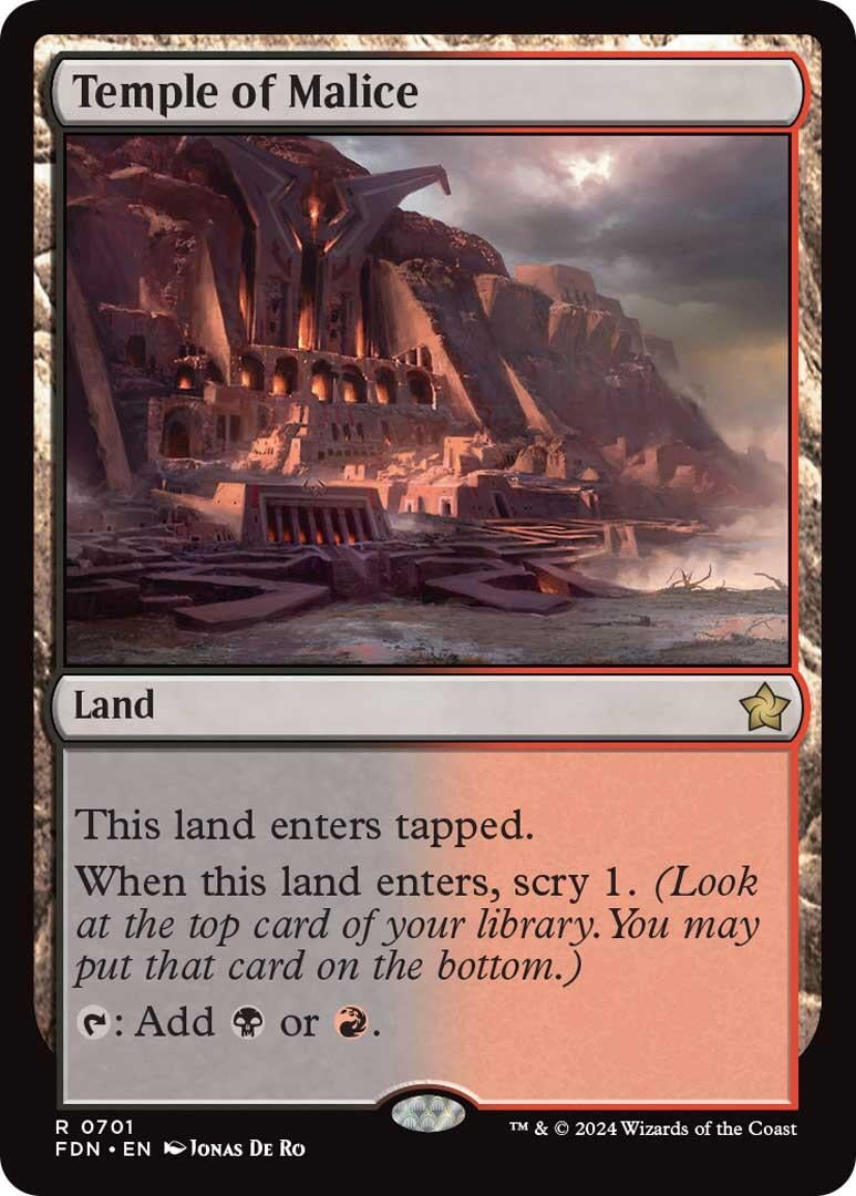 Temple of Malice (701) (Foundations) (FDN)