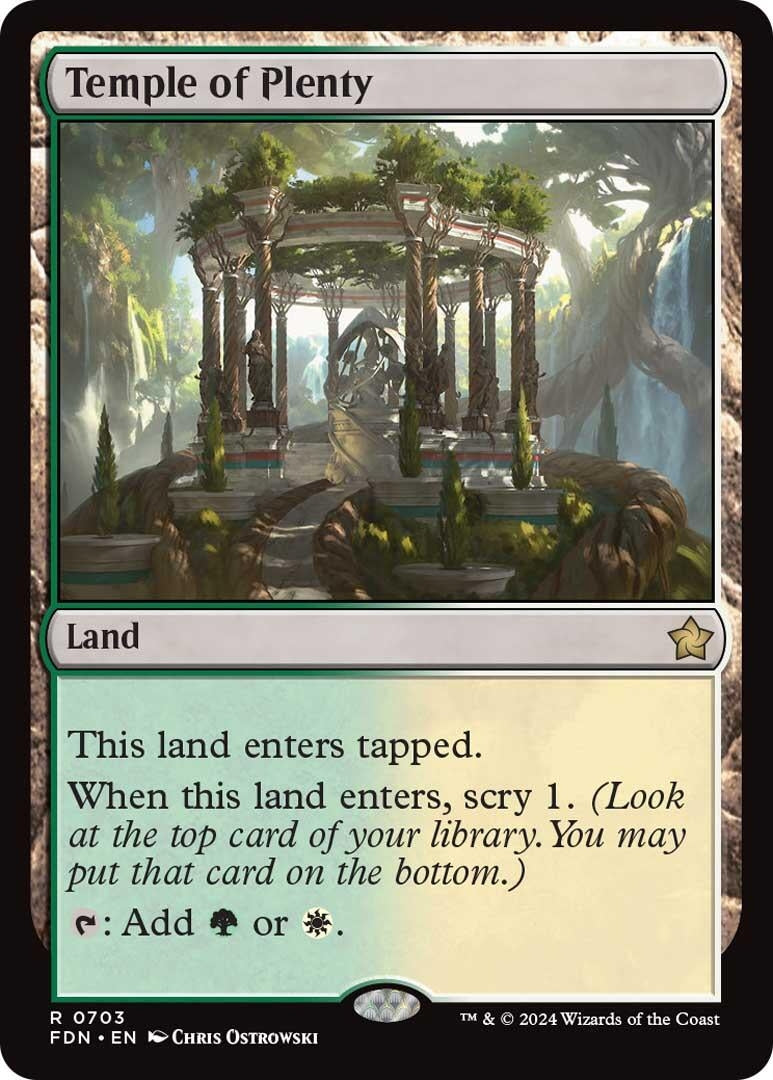 Temple of Plenty (703) (Foundations) (FDN)