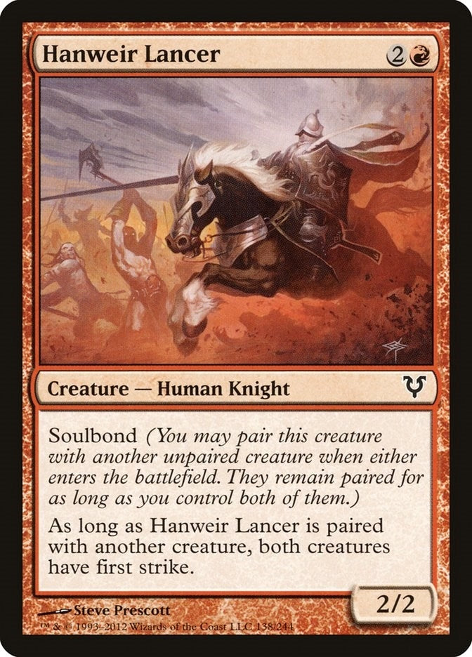 Image for Hanweir Lancer (138) (Avacyn Restored) - Magic: The Gathering