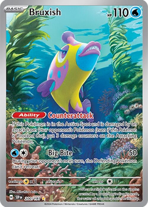 Image for Bruxish (200/191) (SV08: Surging Sparks) - Pokemon