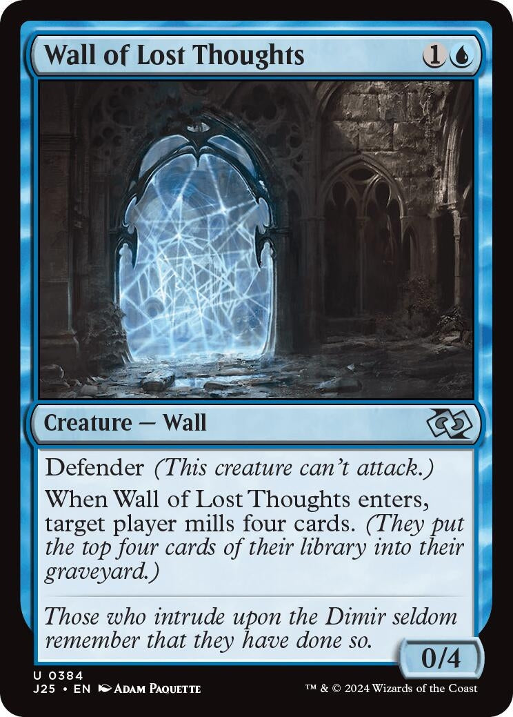 Image for Wall of Lost Thoughts (384) - Magic: The Gathering