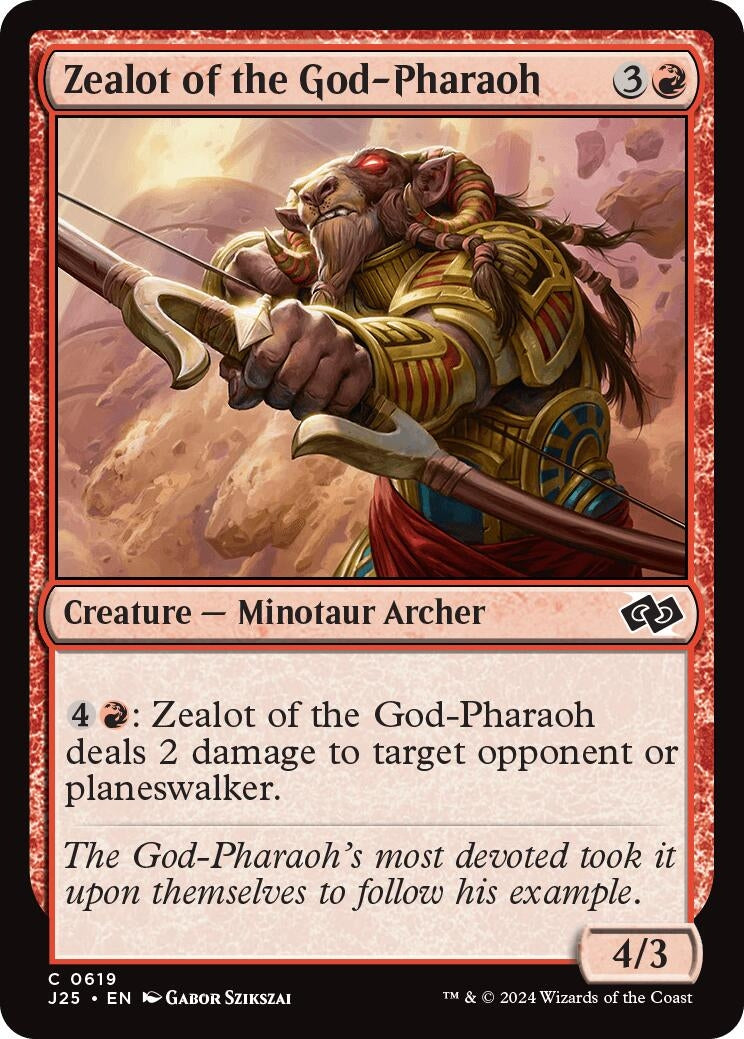 Image for Zealot of the God-Pharaoh (619) - Magic: The Gathering