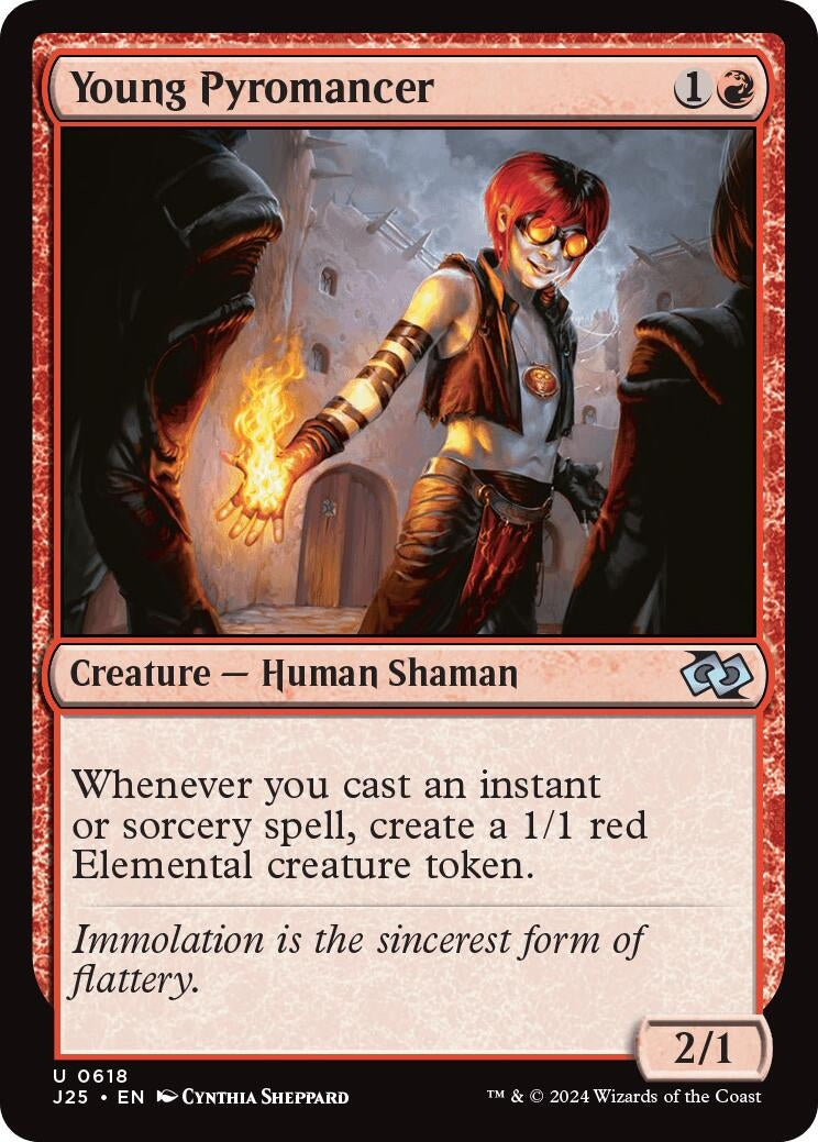 Image for Young Pyromancer (618) - Magic: The Gathering