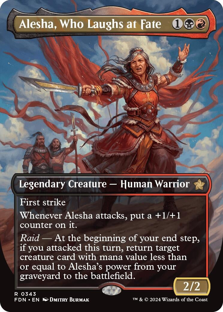 Alesha, Who Laughs at Fate (Borderless) (343) (Foundations) (FDN)