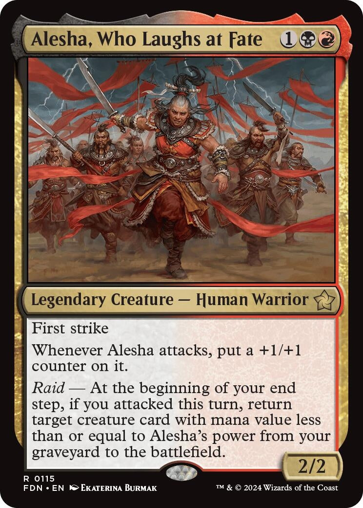 Alesha, Who Laughs at Fate (115) (Foundations) (FDN)