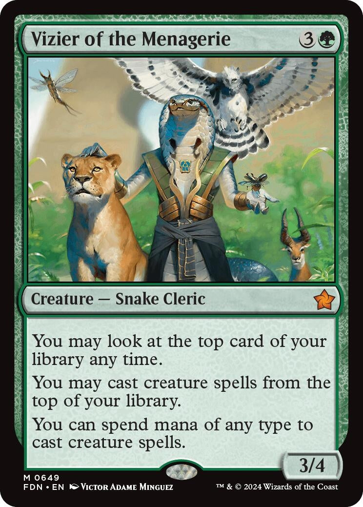 Vizier of the Menagerie (649) (Foundations) (FDN)