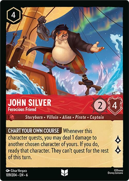 John Silver - Ferocious Friend (109/204) (Azurite Sea)
