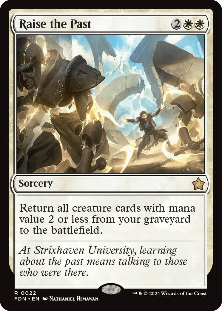 Raise the Past (22) (Foundations) (FDN)