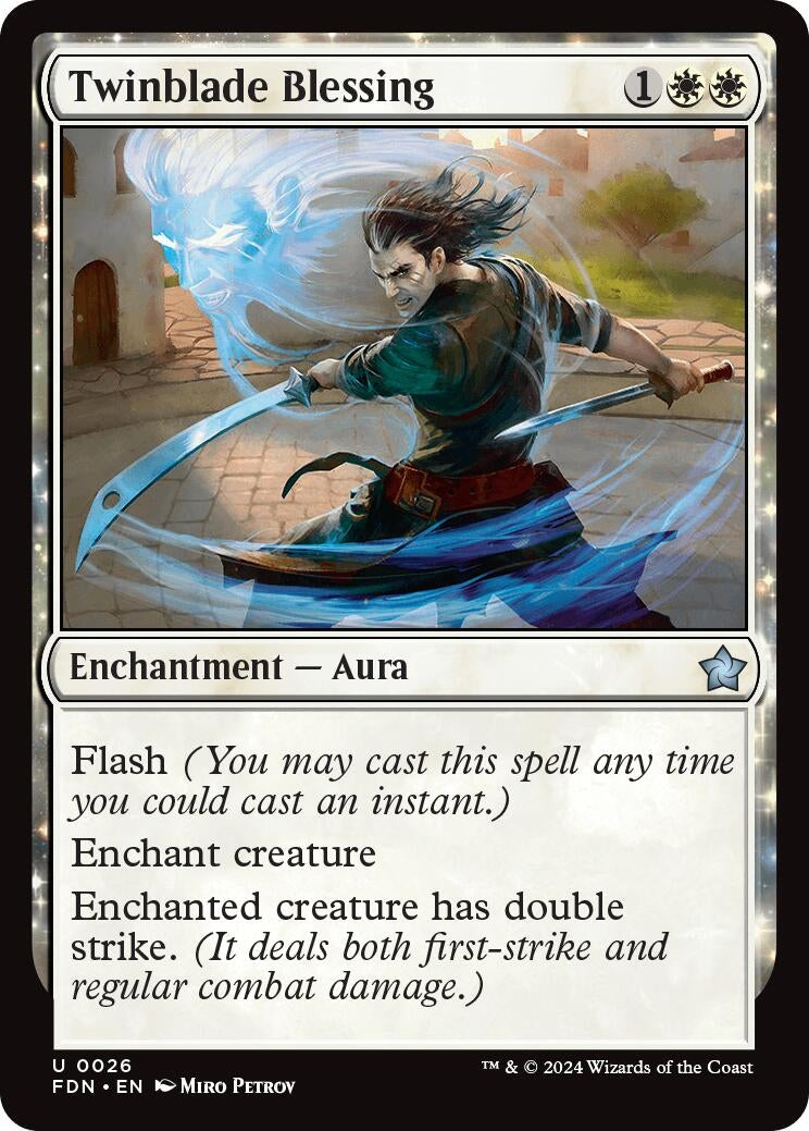 Twinblade Blessing (26) (Foundations) (FDN)