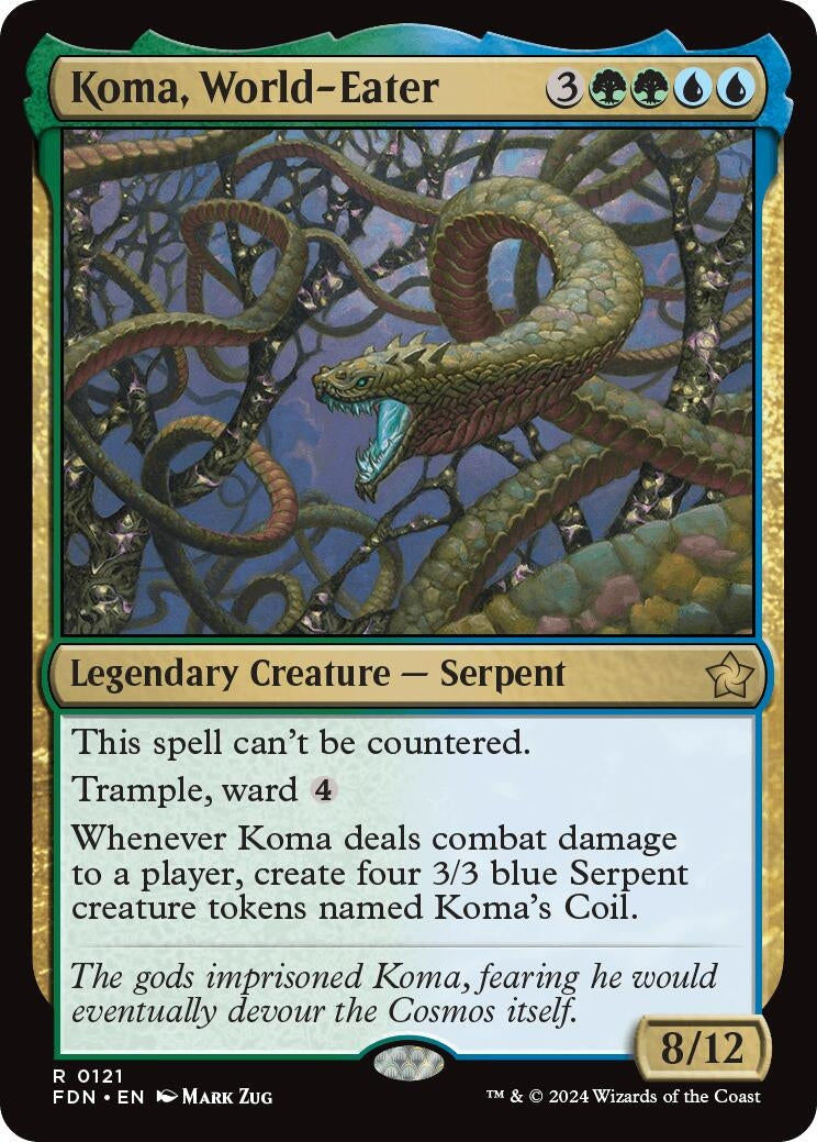 Koma, World-Eater (121) (Foundations) (FDN)