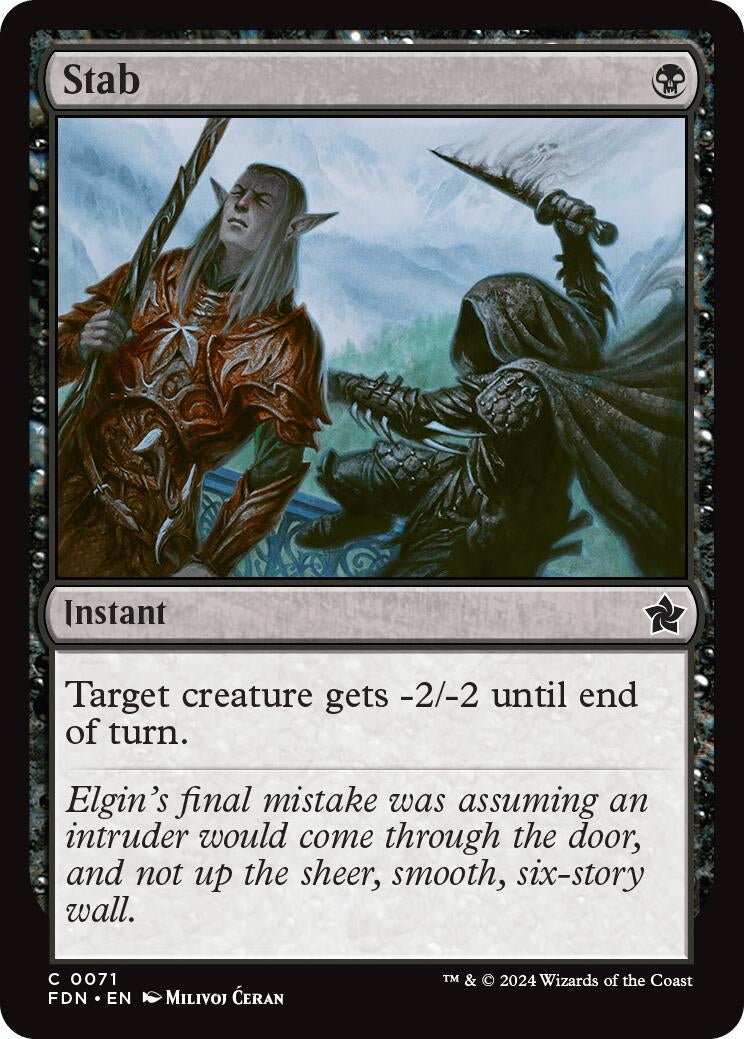 Stab (71) (Foundations) (FDN)
