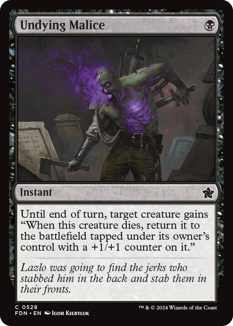 Undying Malice (528) (Foundations) (FDN)