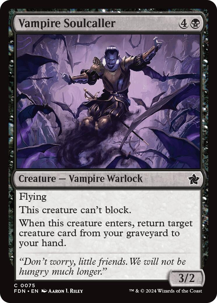 Vampire Soulcaller (75) (Foundations) (FDN)