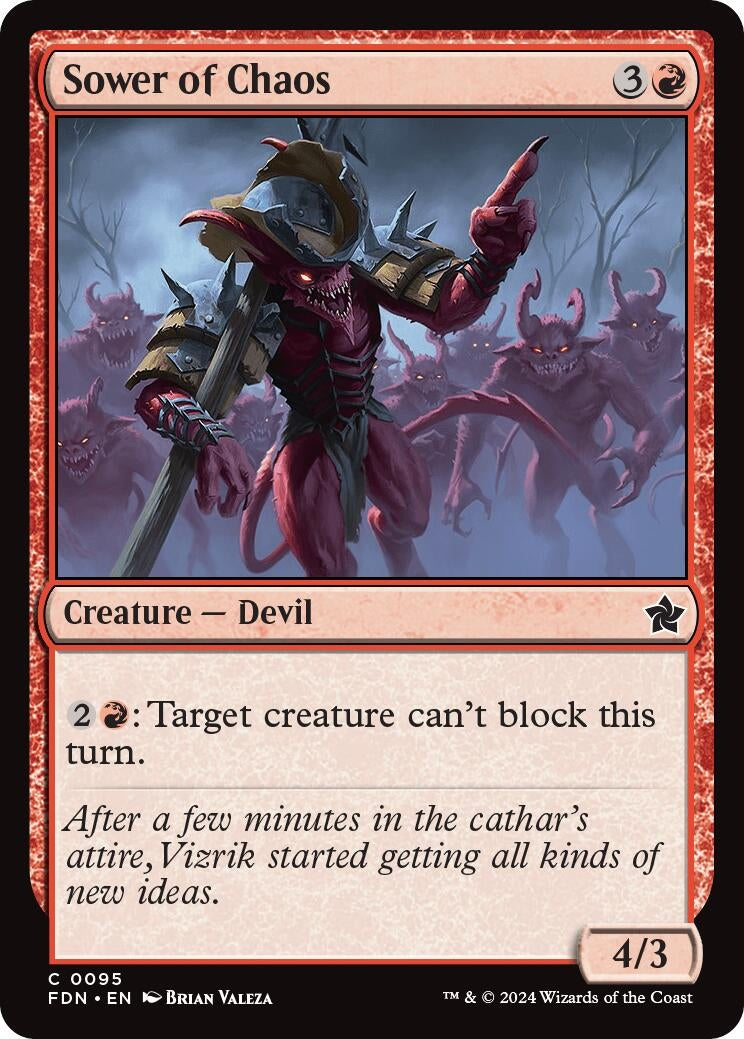 Sower of Chaos (95) (Foundations) (FDN)