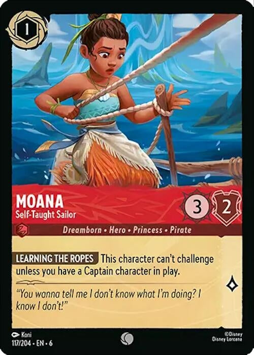 Moana - Self-Taught Sailor (117/204) (Azurite Sea)