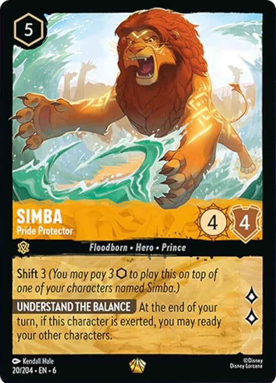 Simba - Pride Protector (20/204) (Azurite Sea)