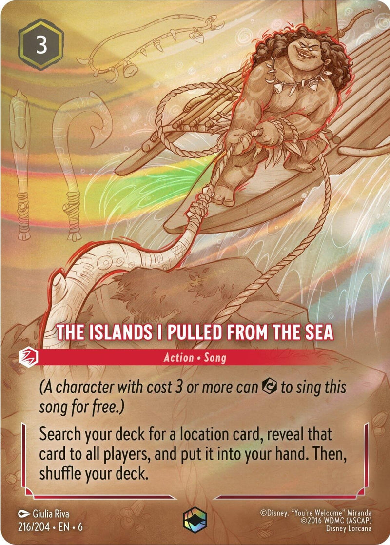 The Islands I Pulled From The Sea (Enchanted) (216/204) (Azurite Sea)