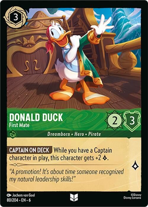 Donald Duck - First Mate (80/204) (Azurite Sea)