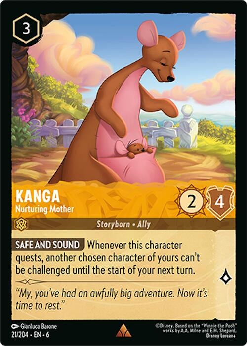 Kanga - Nurturing Mother (21/204) (Azurite Sea)