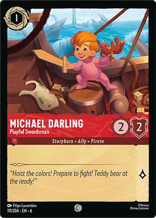 Michael Darling - Playful Swordsman (111/204) (Azurite Sea)