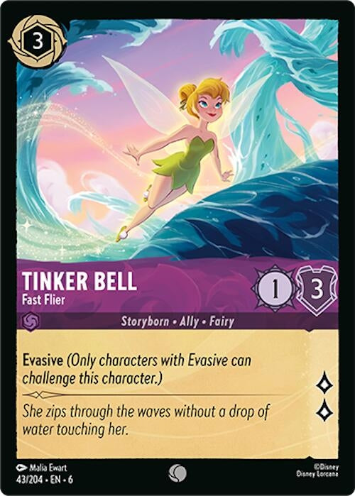 Tinker Bell - Fast Flier (43/204) (Azurite Sea)