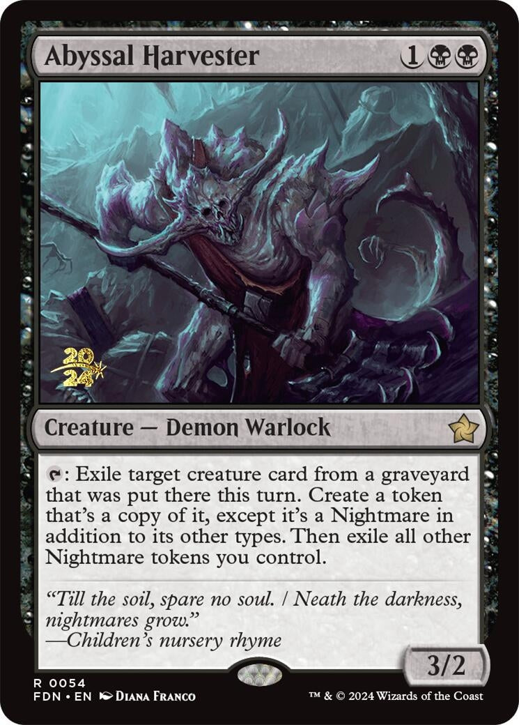 Abyssal Harvester (54) (Prerelease Cards)