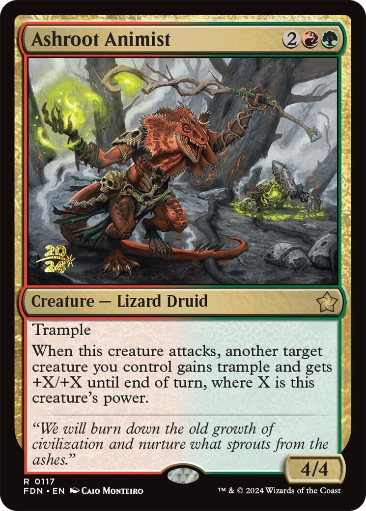 Ashroot Animist (117) (Prerelease Cards)