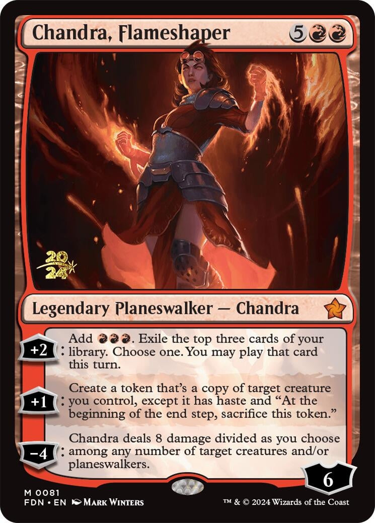 Chandra, Flameshaper (81) (Prerelease Cards)