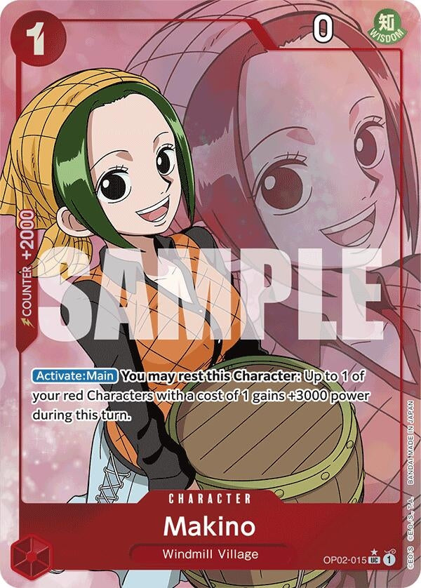 Makino (Full Art) (OP02-015) (Premium Booster -The Best-)