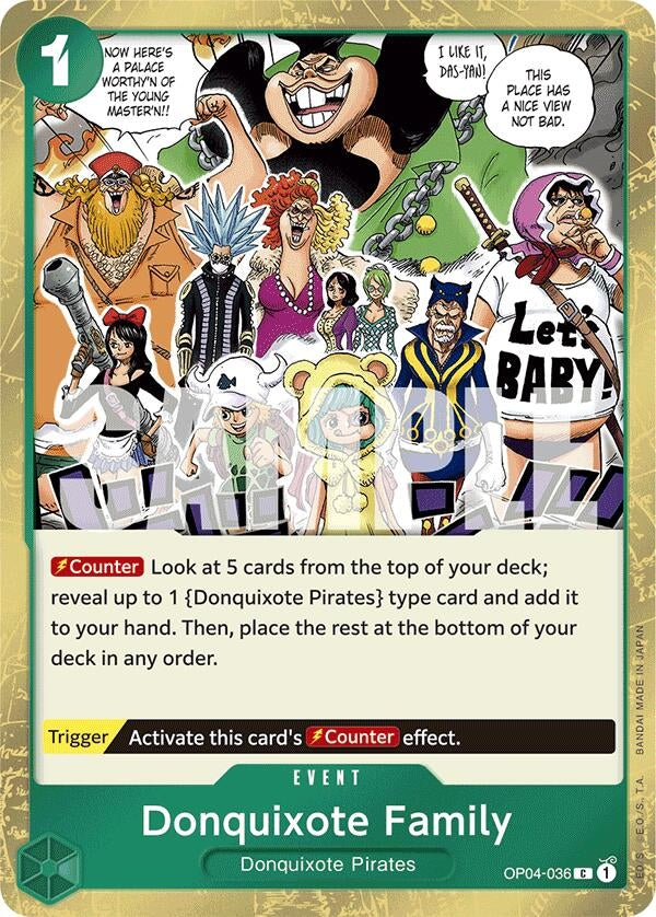 Image for Donquixote Family (Jolly Roger Foil) (OP04-036) (Premium Booster -The Best-) - One Piece Card Game