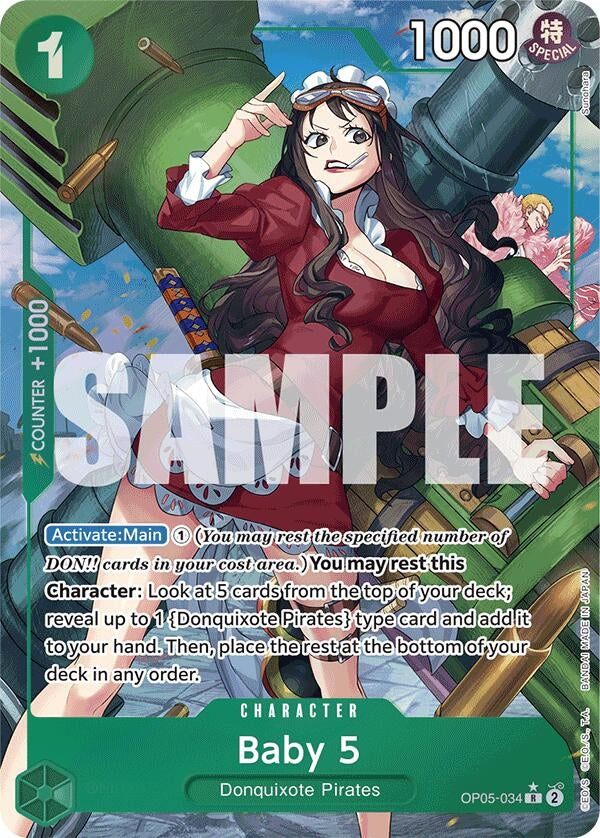 Baby 5 (OP05-034) (Alternate Art) (OP05-034) (Premium Booster -The Best-)