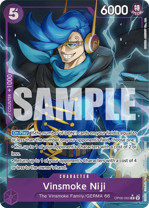 Vinsmoke Niji (OP06-065) (Alternate Art) (OP06-065) (Premium Booster -The Best-)