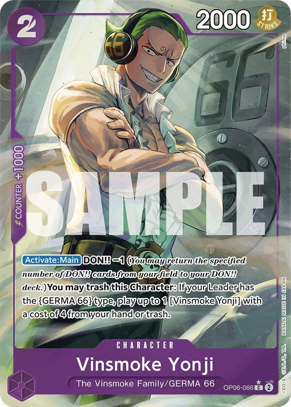 Vinsmoke Yonji (OP06-066) (Full Art) (OP06-066) (Premium Booster -The Best-)