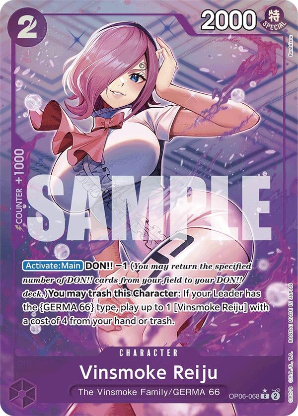 Vinsmoke Reiju (OP06-068) (Full Art) (OP06-068) (Premium Booster -The Best-)
