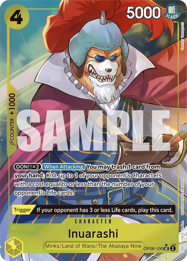 Inuarashi (Full Art) (OP06-100) (Premium Booster -The Best-)