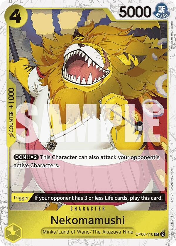 Nekomamushi (Jolly Roger Foil) (OP06-110) (Premium Booster -The Best-)