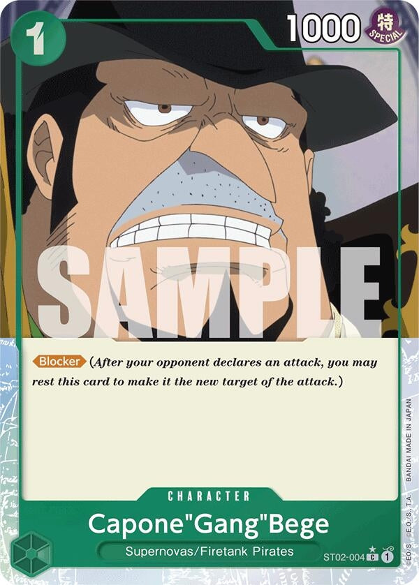 Capone"Gang"Bege (ST02-004) (Full Art) (ST02-004) (Premium Booster -The Best-)