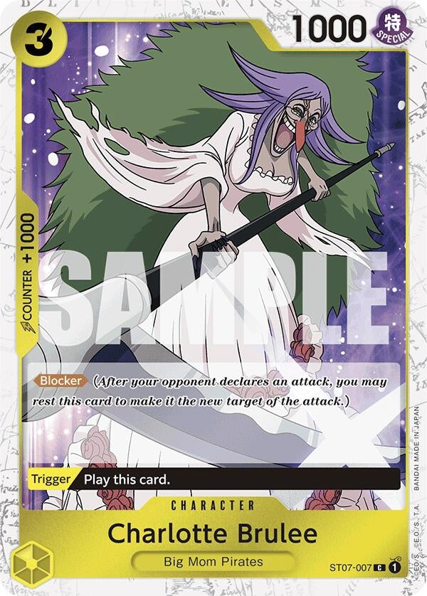 Image for Charlotte Brulee (Jolly Roger Foil) (ST07-007) (Premium Booster -The Best-) - One Piece Card Game