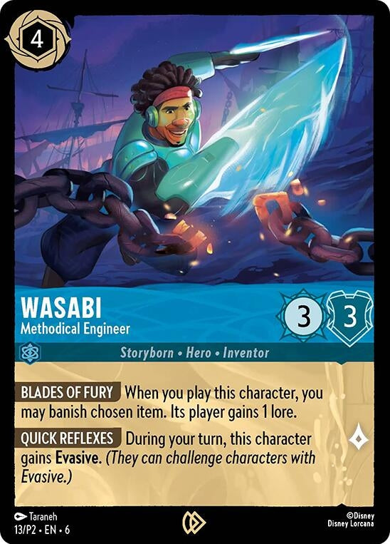 Wasabi - Methodical Engineer (13) (Disney Lorcana Promo Cards)