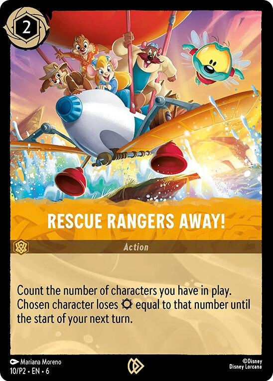 Rescue Rangers Away! (10) (Disney Lorcana Promo Cards)