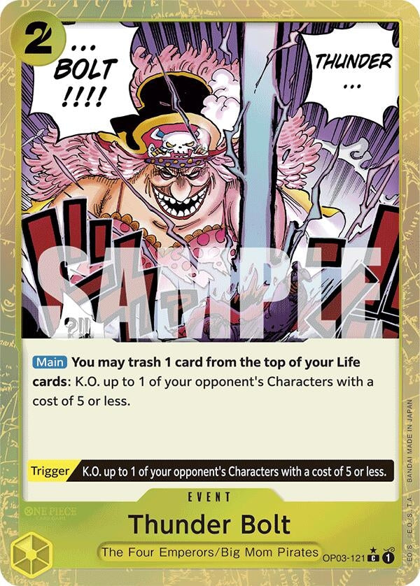 Thunder Bolt (Textured Foil) (OP03-121) (Premium Booster -The Best-)