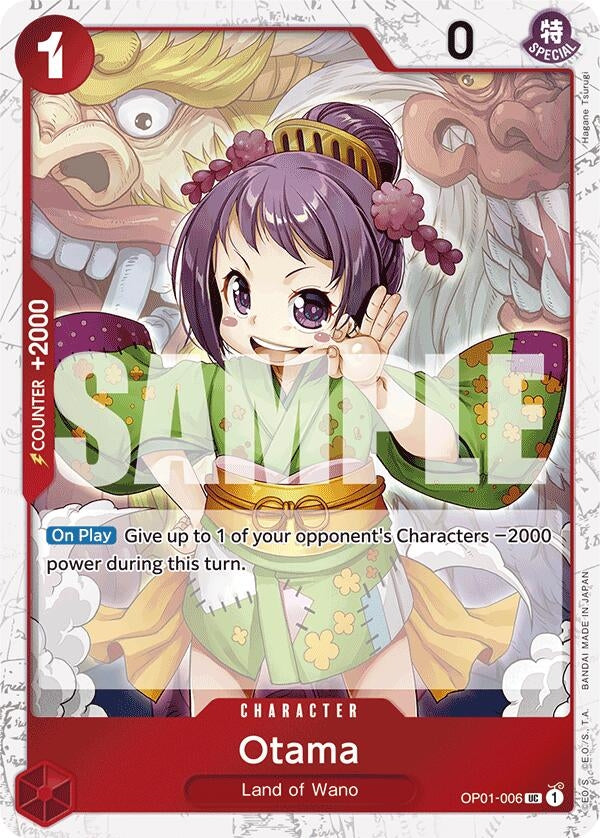 Image for Otama (Jolly Roger Foil) (OP01-006) (Premium Booster -The Best-) - One Piece Card Game