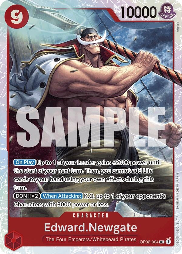 Edward.Newgate (Reprint) (OP02-004) (Premium Booster -The Best-)