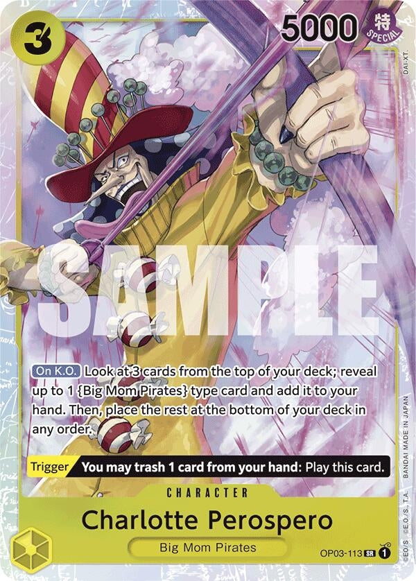 Charlotte Perospero (Reprint) (OP03-113) (Premium Booster -The Best-)